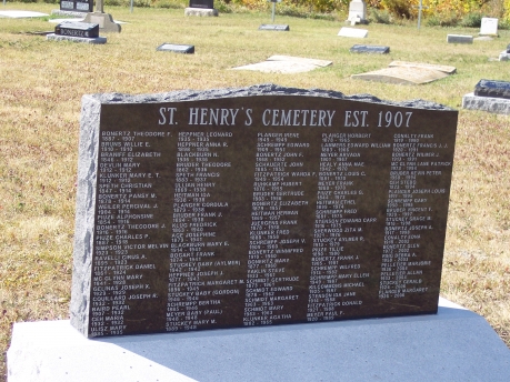 477 – St Henry Centennial Memorial
