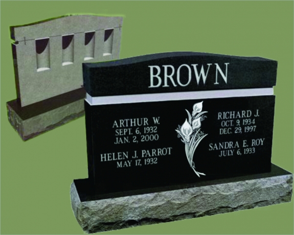 410 – PERSONAL CREMATION MEMORIAL 4 NICHE